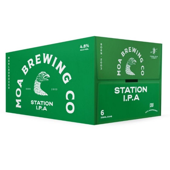 Picture of Moa Brewing Co Station IPA Cans 6x330ml