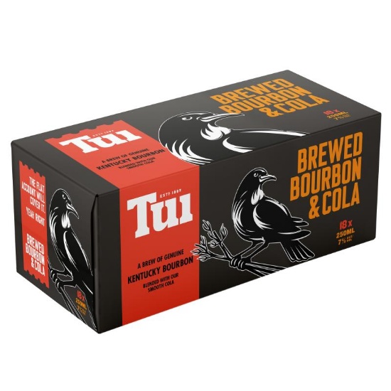 Picture of Tui Bourbon & Cola 7% Cans 18x250ml