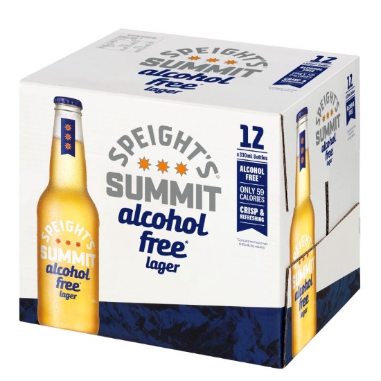 Picture of Speight's Summit Alcohol Free Lager Bottles 12x330ml