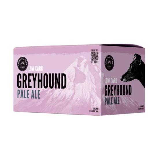 Picture of Shining Peak Brewing Greyhound Low Carb Pale Ale Cans 6x330ml