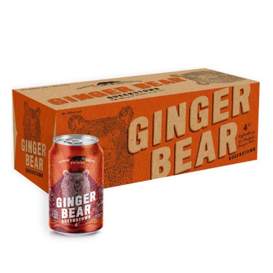 Picture of Crimson Badger Brewing Ginger Bear 4% Cans 10x330ml