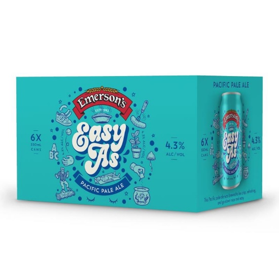 Picture of Emerson's Easy As Pacific Pale Ale Cans 6x330ml