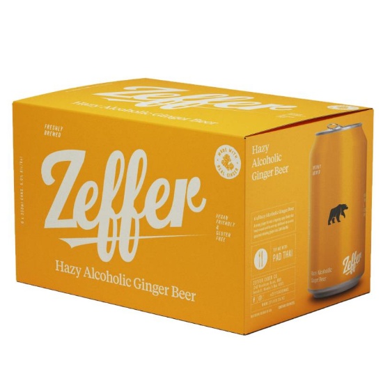 Picture of Zeffer Hazy Alcoholic Ginger Beer 5% Cans 6x330ml