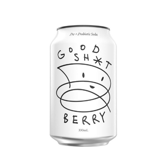 Picture of Good Sh*t Pre + Probiotic Soda Berry Can 330ml