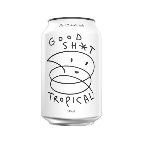 Picture of Good Sh*t Pre + Probiotic Soda Tropical Can 330ml