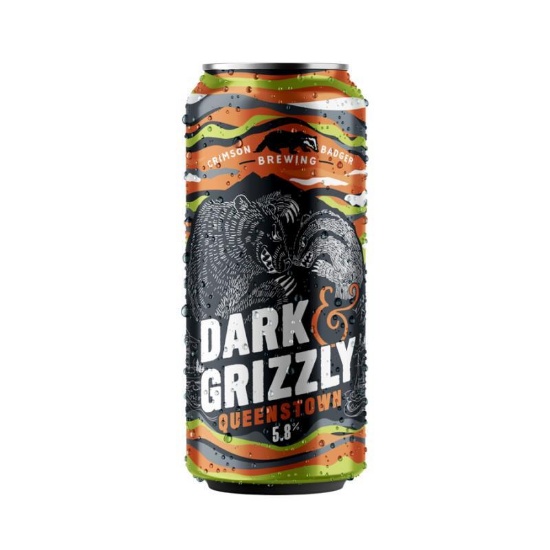 Picture of Crimson Badger Brewing Dark & Grizzly 5.8% Can 440ml