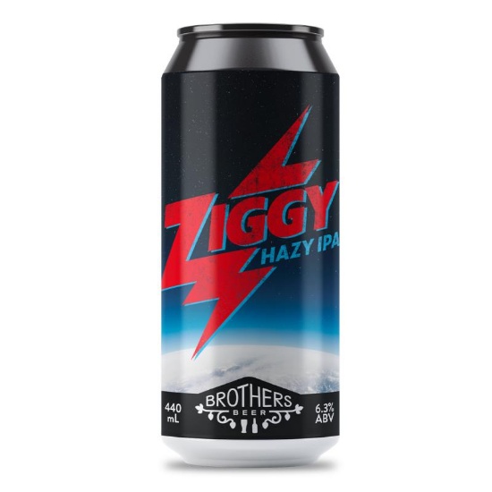 Picture of Brothers Beer Ziggy Hazy IPA Can 440ml