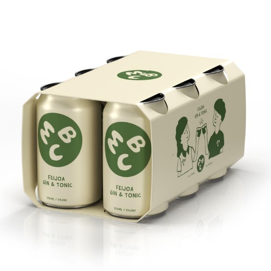Picture of Mount Brewing Co. Feijoa Gin & Tonic 5% Cans 6x330ml