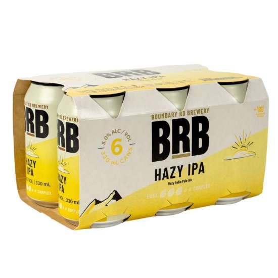 Picture of Boundary Road Brewery Hazy IPA Cans 6x330ml