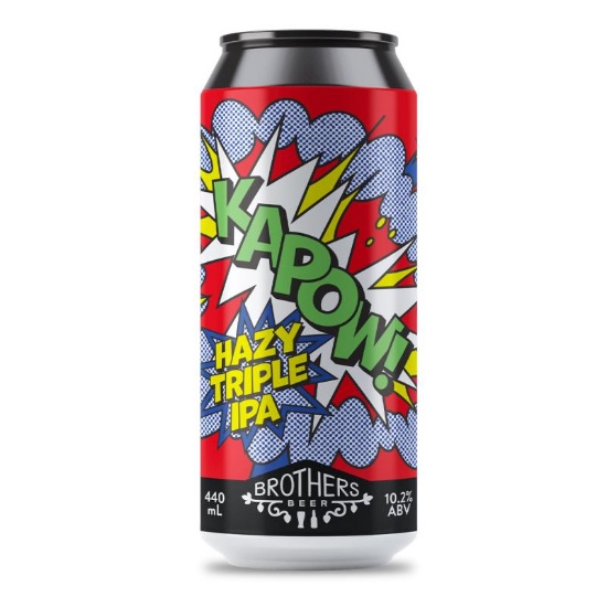 Picture of Brothers Beer Kapow! Hazy Triple IPA 10.2% Can 440ml