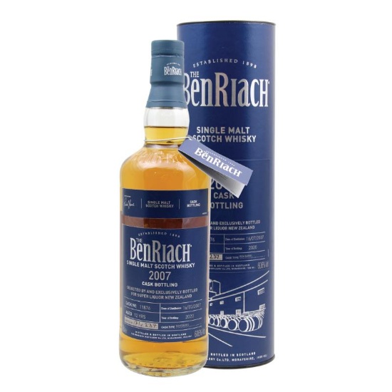 Picture of The BenRiach 12YO Single Malt 2007 Super Liquor Cask 11876 Bottling 700ml