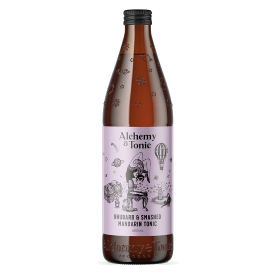 Picture of Alchemy & Tonic Rhubarb & Smashed Mandarin Bottle 600ml