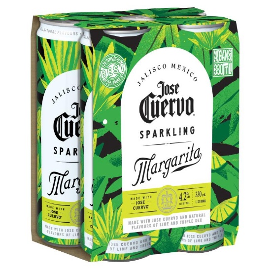Picture of Jose Cuervo Sparkling Margarita 4.2% Cans 4x330ml