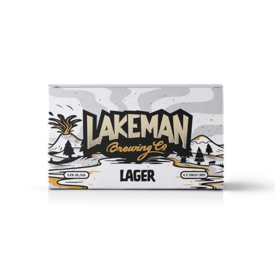 Picture of Lakeman Lager Cans 6x330ml