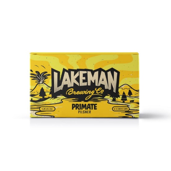 Picture of Lakeman Primate Pilsner Cans 6x330ml