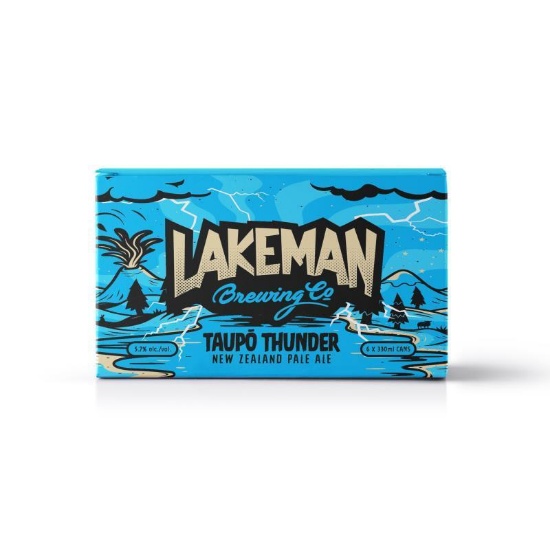 Picture of Lakeman Taupo Thunder NZ Pale Ale Cans 6x330ml