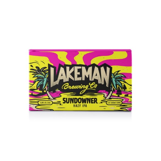 Picture of Lakeman Sundowner Hazy IPA Cans 6x330ml