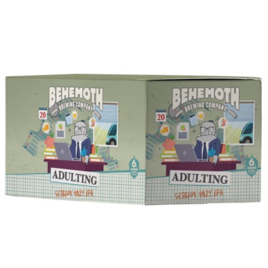 Picture of Behemoth Adulting Session Hazy IPA Cans 6x330ml