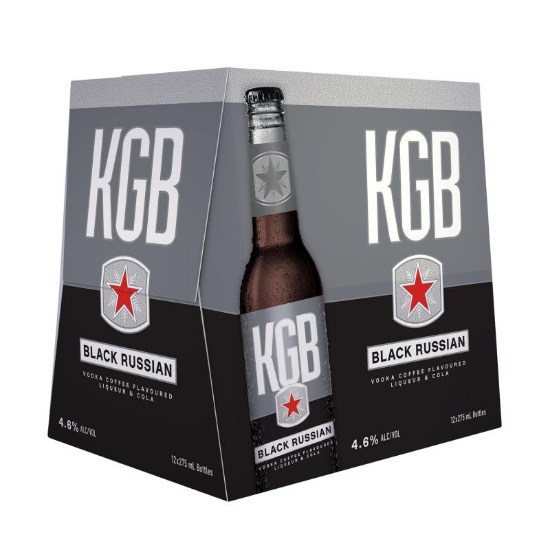 Picture of KGB Black Russian 4.6% Bottles 12x275ml
