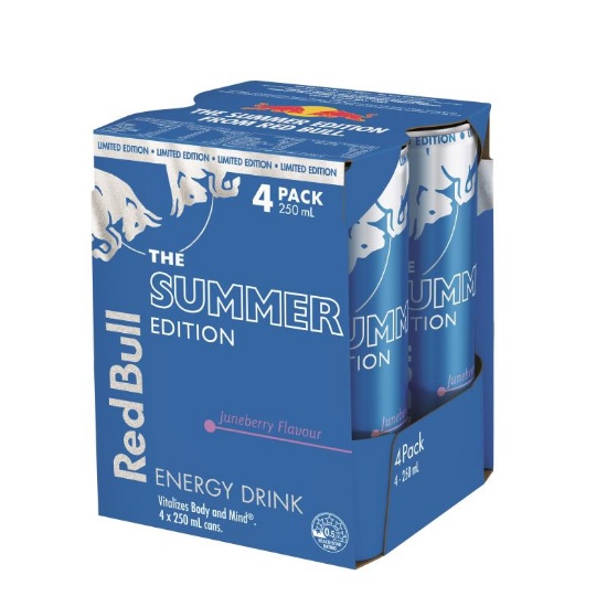 Picture of Red Bull The Summer Edition Juneberry Cans 4x250ml