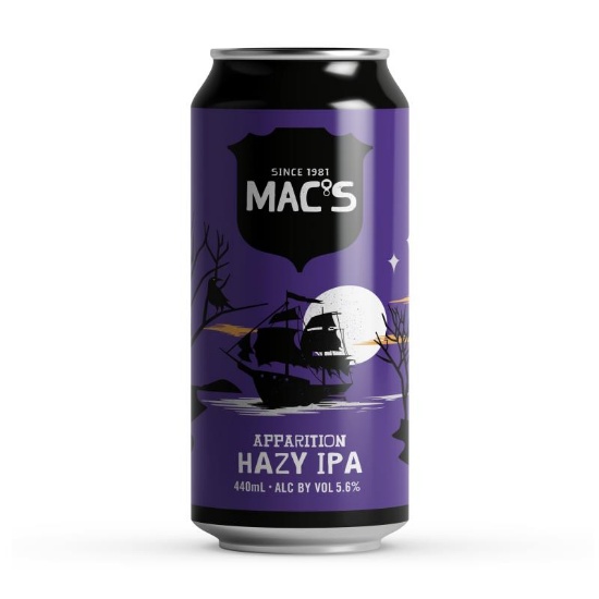 Picture of Mac's Apparition Hazy IPA Can 440ml