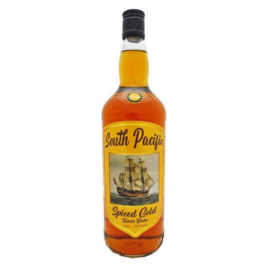 Picture of South Pacific Spiced Gold Tahiti Rum 1 Litre