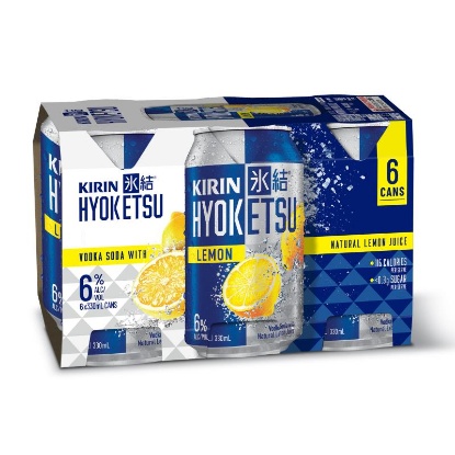 Show details for Kirin Hyoketsu Lemon Vodka Soda 6% Cans 6x330ml Picture of Kirin Hyoketsu Lemon Vodka Soda 6% Cans 6x330ml
