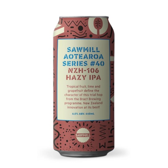 Picture of Sawmill Aotearoa Series #40 NZH-106 Hazy IPA Can 440ml