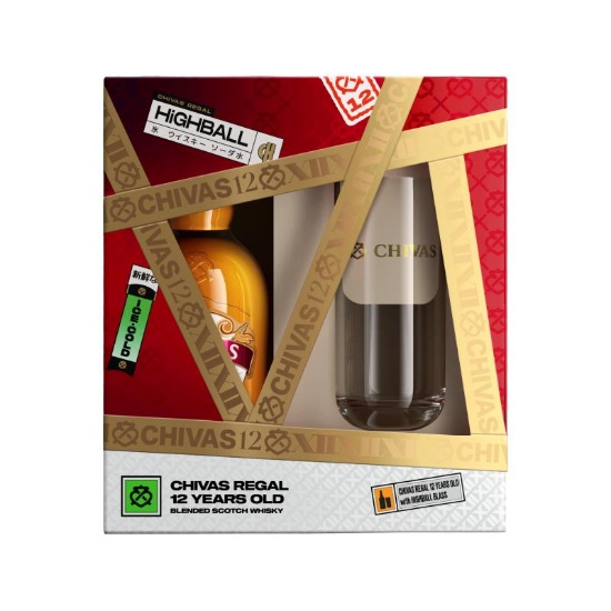Picture of Chivas Regal 12YO & Highball Glass Gift Pack 700ml