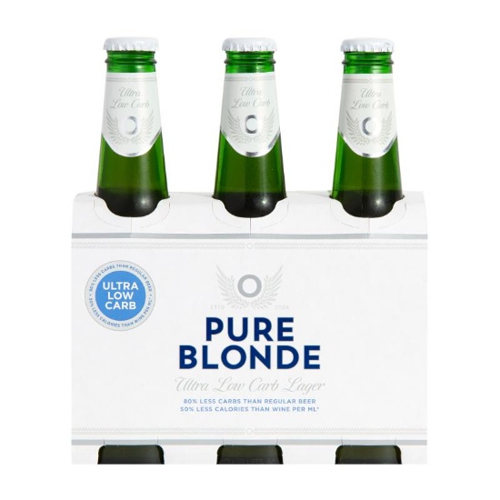 Picture of Pure Blonde Ultra Low-Carb Lager Bottles 6x355ml