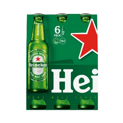 Picture of Heineken Bottles 6x330ml