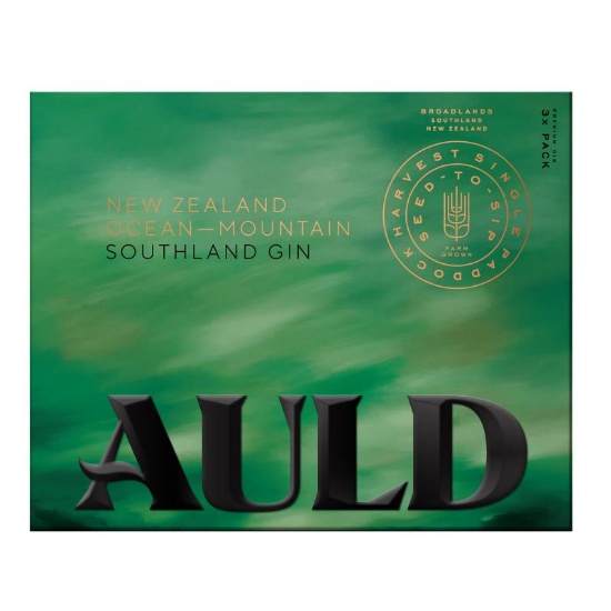 Picture of Auld Distillery Southland Terroir Gin Series Gift Box 3x200ml