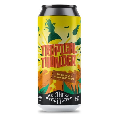 Picture of Brothers Beer Tropical Thunder Pineapple & Jalapeño Sour Can 440ml