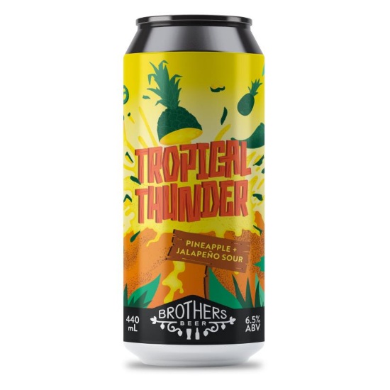 Picture of Brothers Beer Tropical Thunder Pineapple & Jalapeño Sour Can 440ml