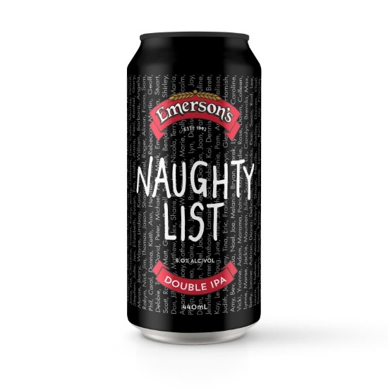 Picture of Emerson's Naughty List Double IPA Can 440ml
