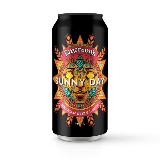 Picture of Emerson's Sunny Day Mexican Style Lager Can 440ml