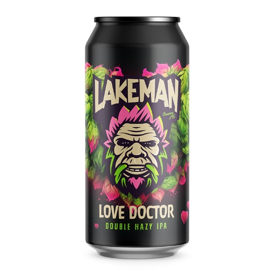 Picture of Lakeman Love Doctor Double Hazy IPA Can 440ml