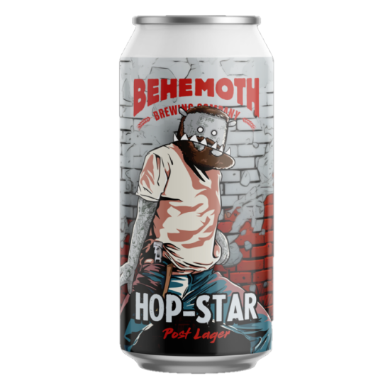 Picture of Behemoth Hop-Star Post Lager Can 440ml