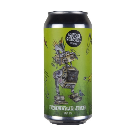 Picture of Punk Heads Safetypin Head Hazy IPA Can 440ml