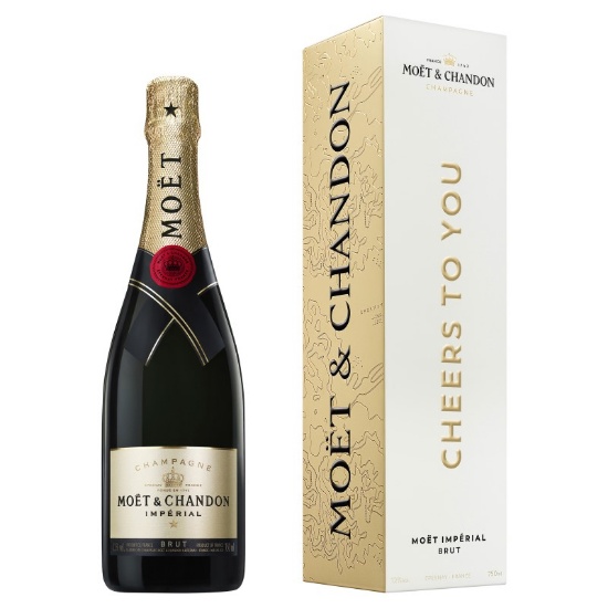Picture of Moët & Chandon Impérial Brut NV Champagne Cheers to You Gift Box 750ml