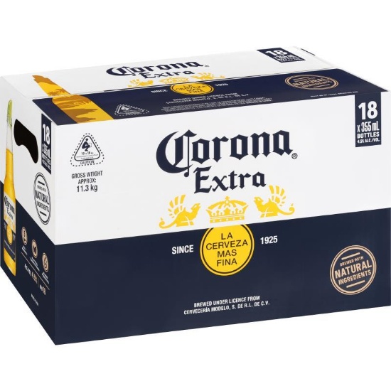 Picture of Corona Extra Bottles 18x355ml