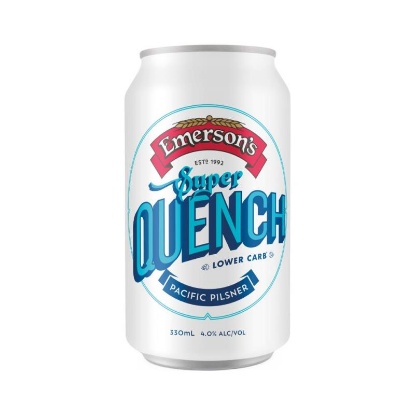 Picture of Emerson's Super Quench Lower Carb Pacific Pilsner Can 330ml