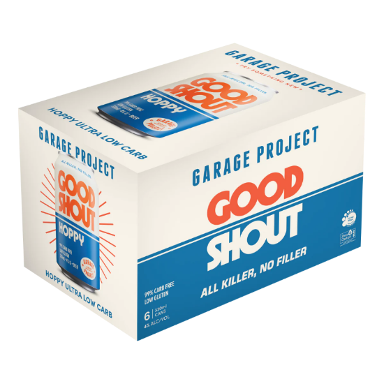 Picture of Garage Project Good Shout Hoppy Ultra Low Carb Cans 6x330ml