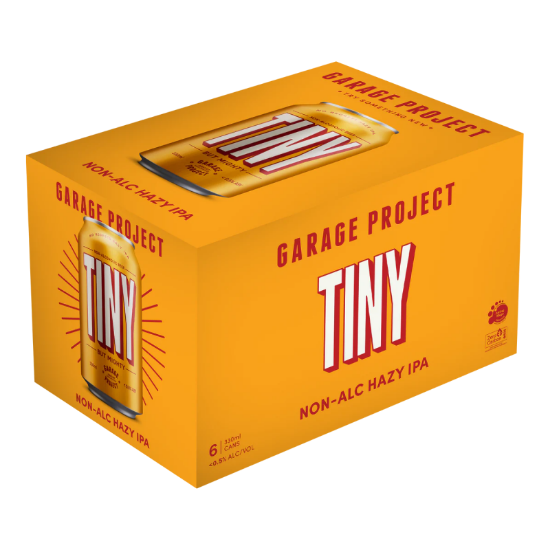 Picture of Garage Project Tiny Hazy IPA Non-Alcoholic Cans 6x330ml