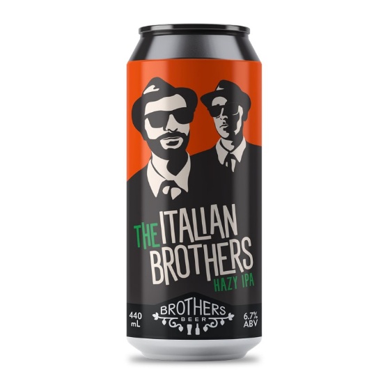Picture of Brothers Beer The Italian Brothers Hazy IPA Can 440ml