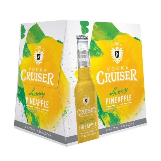Picture of Cruiser Sunny Pineapple 4.8% Bottles 12x275ml