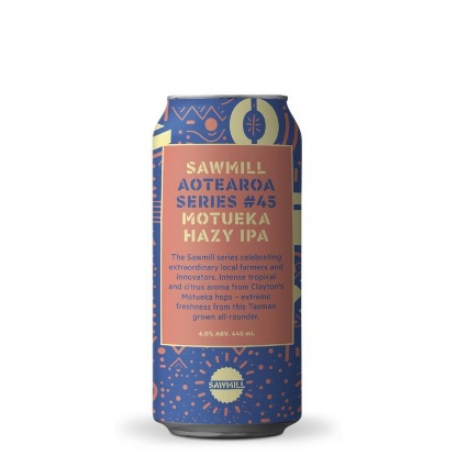 Picture of Sawmill Aotearoa Series #45 Motueka Hazy IPA Can 440ml