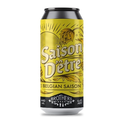 Picture of Brothers Beer Saison D'être Belgian Saison Can 440ml