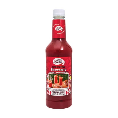 Picture of Master of Mixes Strawberry Daquiri & Margarita Mixer Bottle 1 Litre