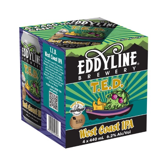 Picture of Eddyline That Eddy's Drop West Coast IPA Cans 4x440ml